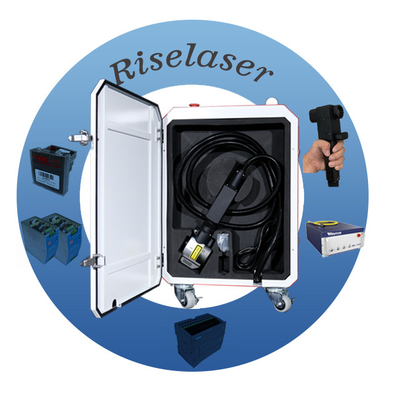 Portable 100W/200W Fiber Laser Pulse Cleaning Machine Multi-Surface Rust Removal Tool For Metal