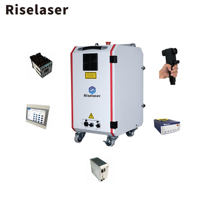 Portable 100W/200W Fiber Laser Pulse Cleaning Machine Multi-Surface Rust Removal Tool For Metal