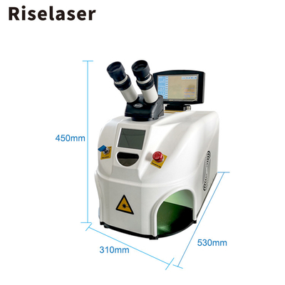 Desktop YAG Laser Spot Welder CCD+10X Microscope Position For Silver And Gold Jewelry