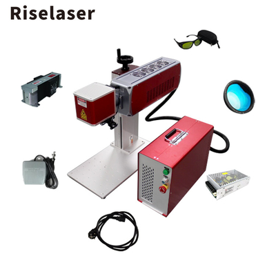 Customized Fiber Laser Marking Machine 20w 30w 50w 70w with Minimum Character 0.15mm