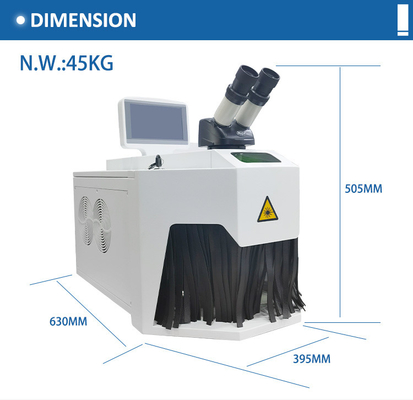 150W Stainless Steel Metal Soldering Machine , Laser Spot Welder For Gold Silver Ring Jewelry Tool