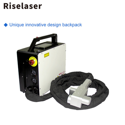 50w 100w 200w Backpack Handheld Pulsed Laser Cleaning Machine For Rust Paint Oil Removal Portable Laser Cleaner