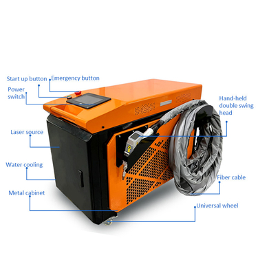 1500w 2000w 3000w Handheld Laser Welding Machine SUP 21S Laser Gun For 8mm Thick Metal