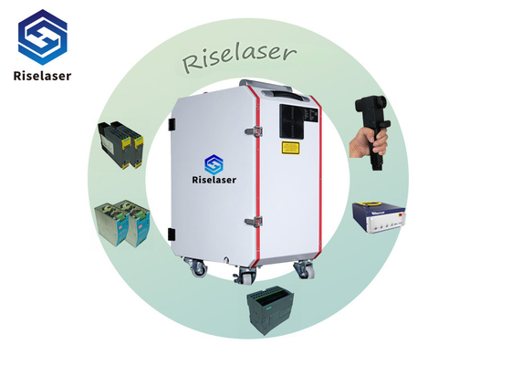Luggage Design 100w Laser Cleaning Machine With 0.5kg Cleaning Gun